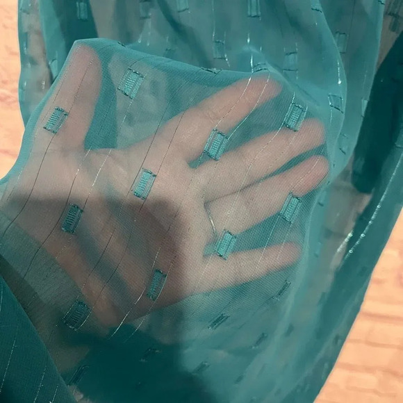 Robbie Bee Vintage Short Sleeve Sheer Dress‎ Size Medium - Picture 5 of 11